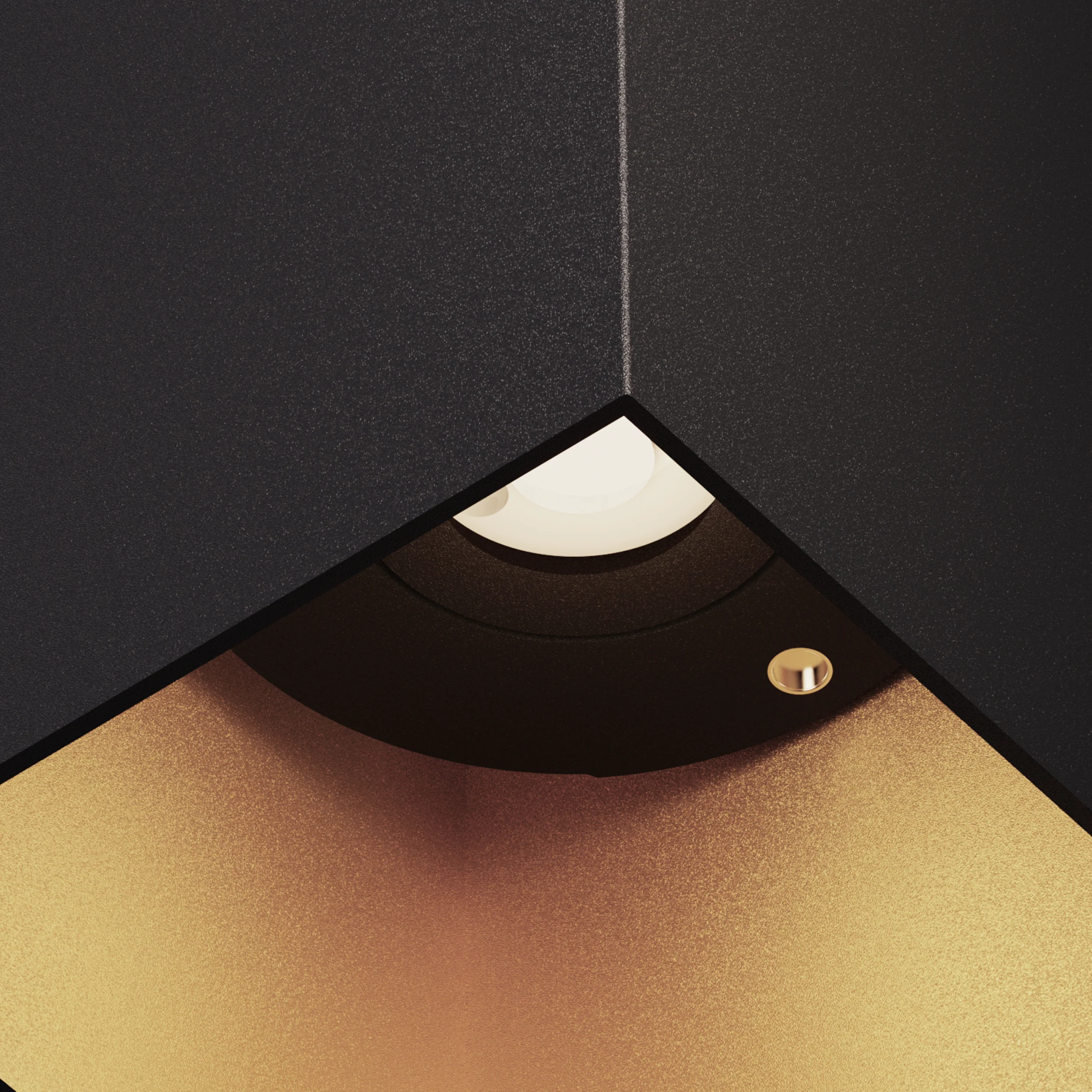 Calex Milan LED Wall Light - Up & Down - Black - Image 5