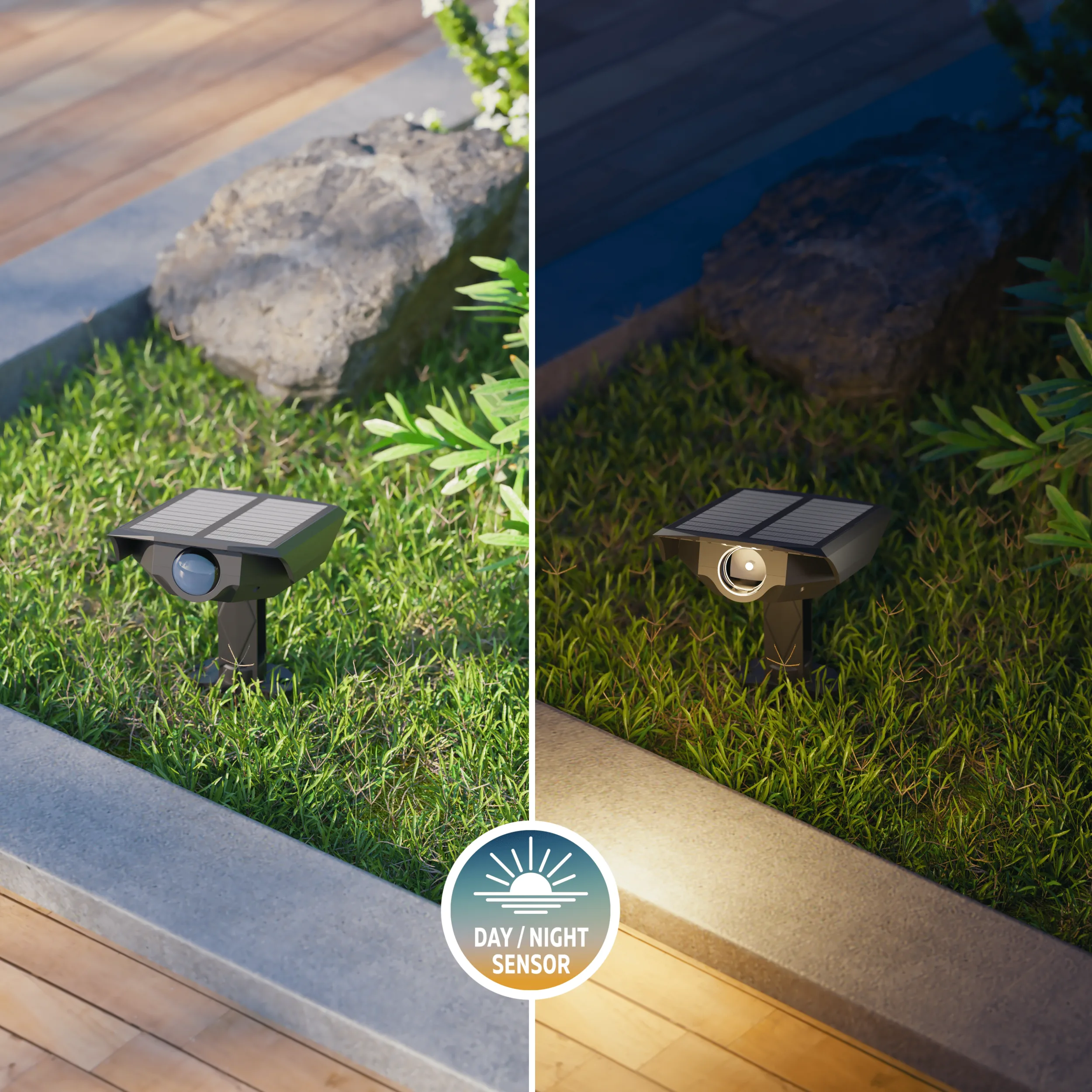 Calex Padoa Solar Garden spot - 2 Pack - Black - Image 4