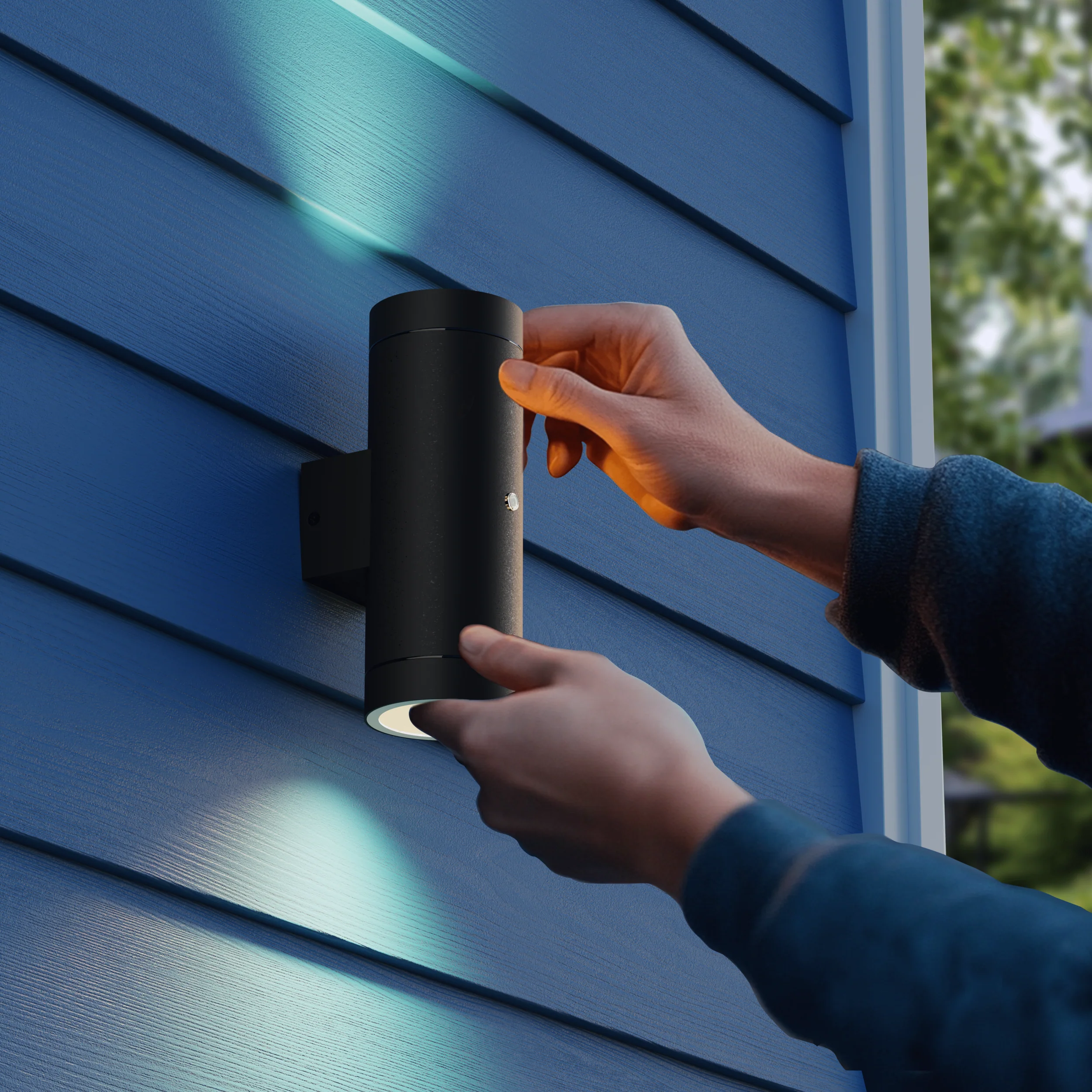 Calex Pavia Wall Light - 2x GU10 - Black - Image 3