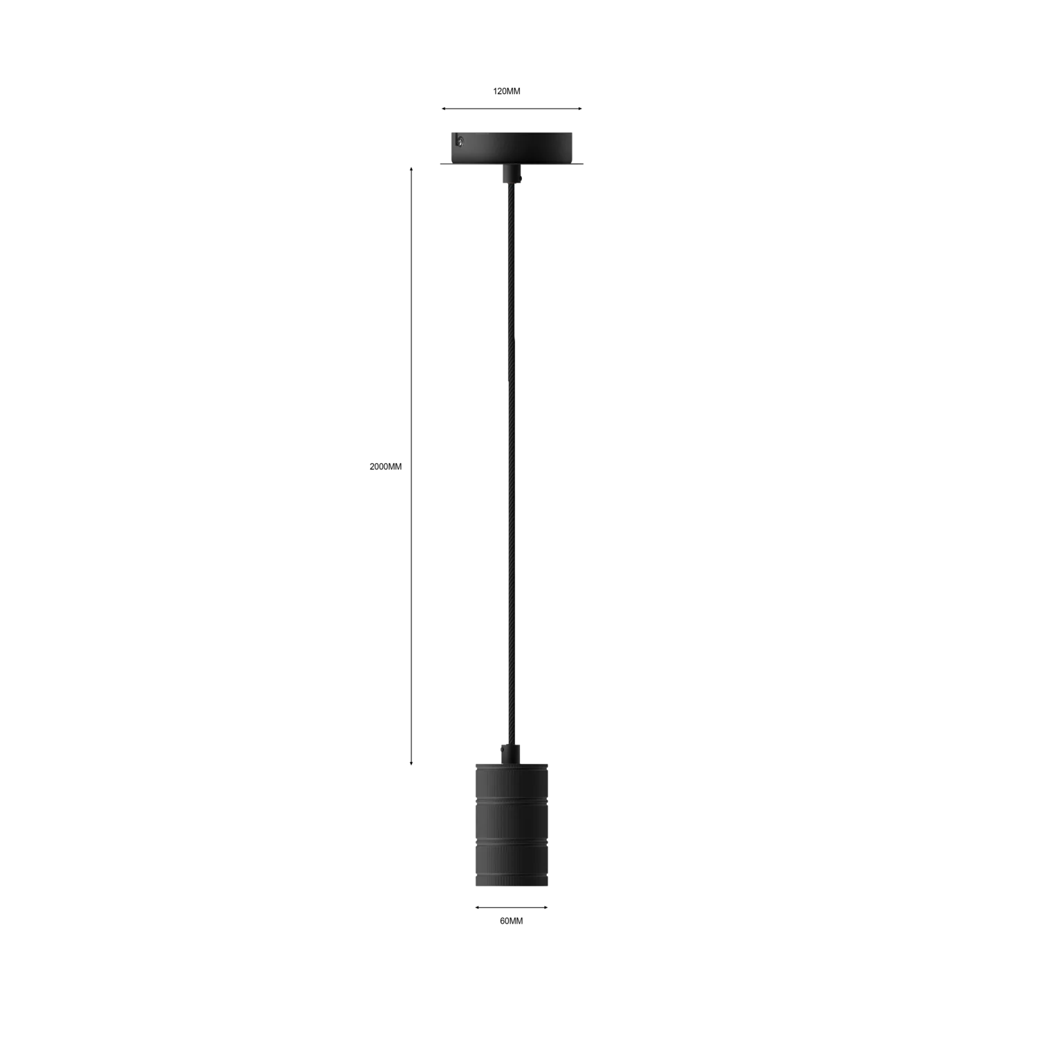 Calex Pendant Lamp - E27 - Bronze - Image 5