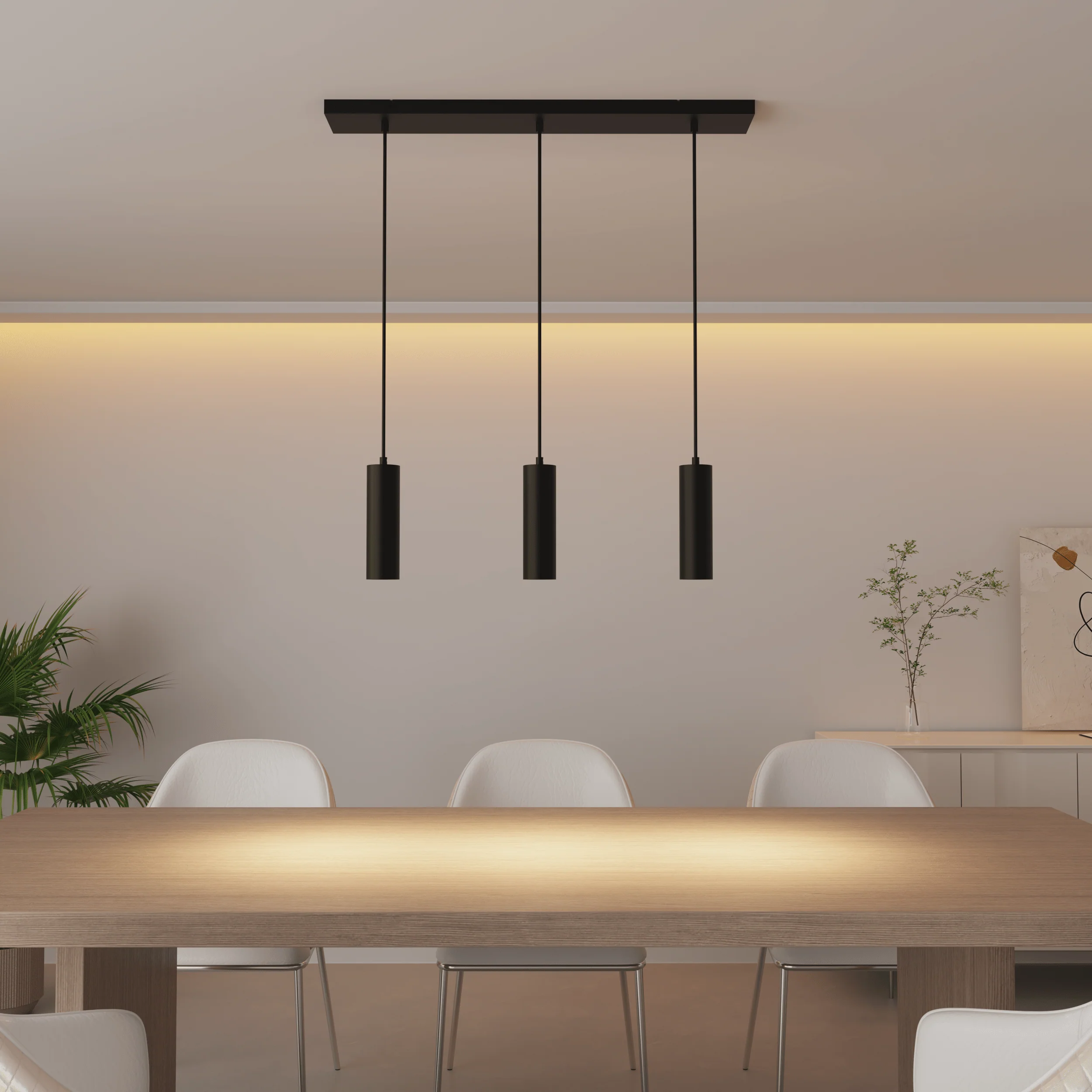 Calex Pendel 3 Lights - GU10 - Black - Image 3