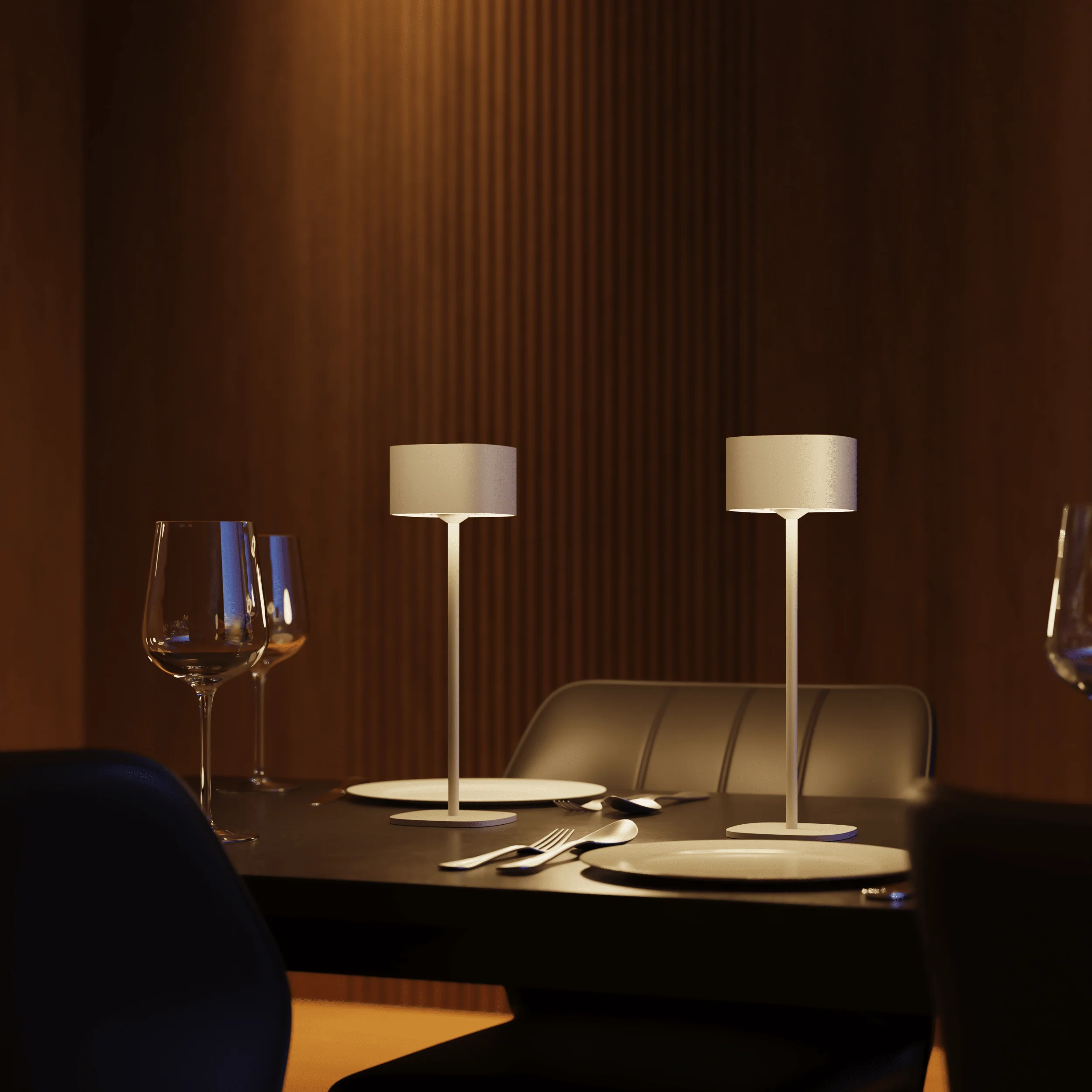 Calex Serino Table Light - Battery - Sand - Image 4