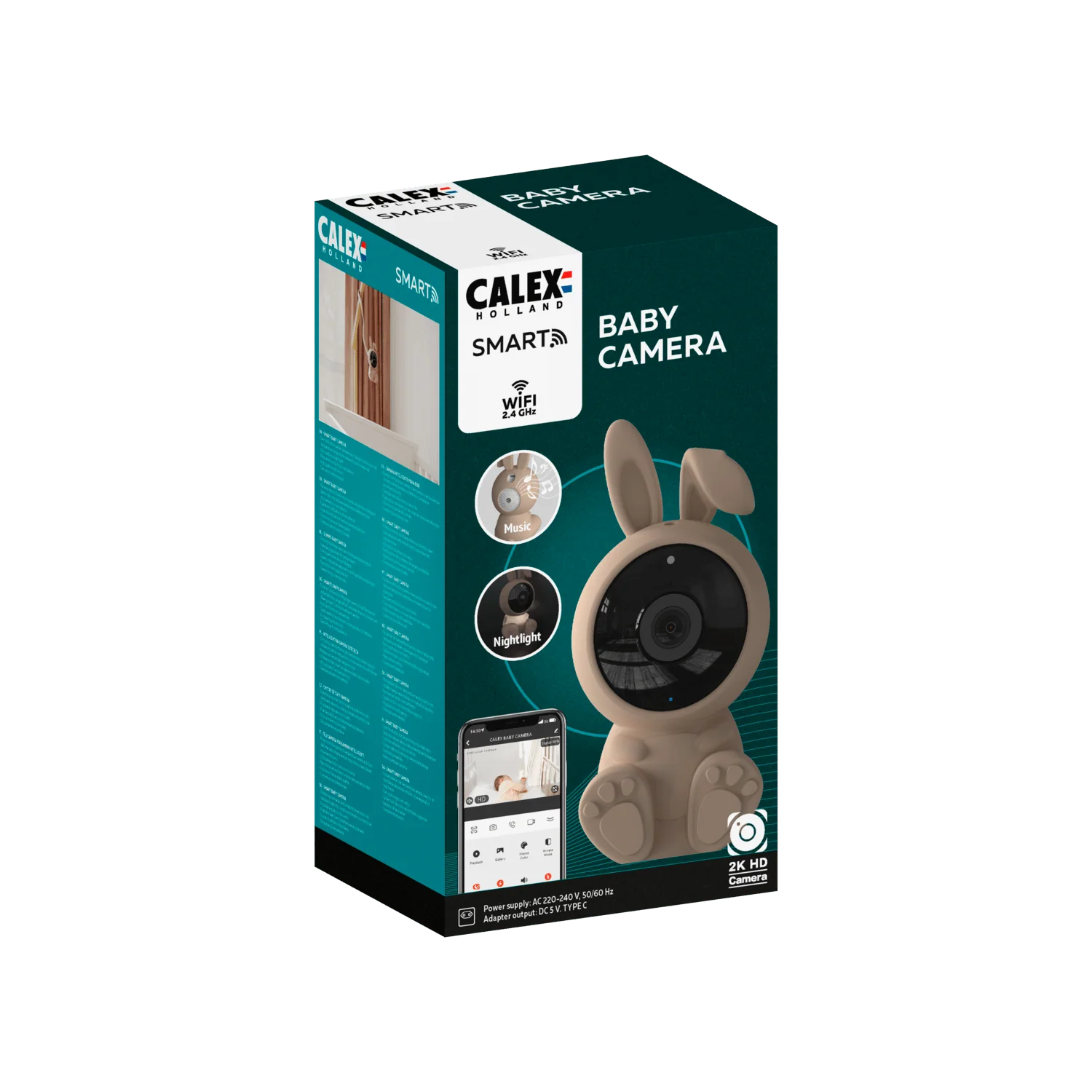 Calex Smart Baby Monitor - 2K - Image 3