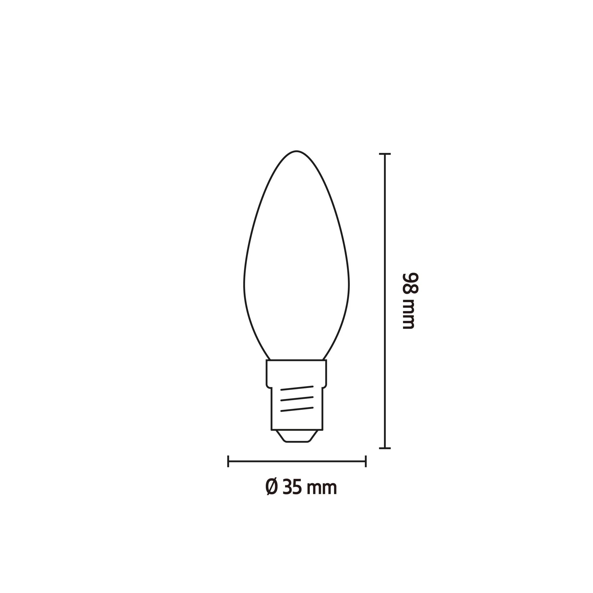 Calex Smart LED Bulb - E14 - B35 - RGB + CCT - Image 5