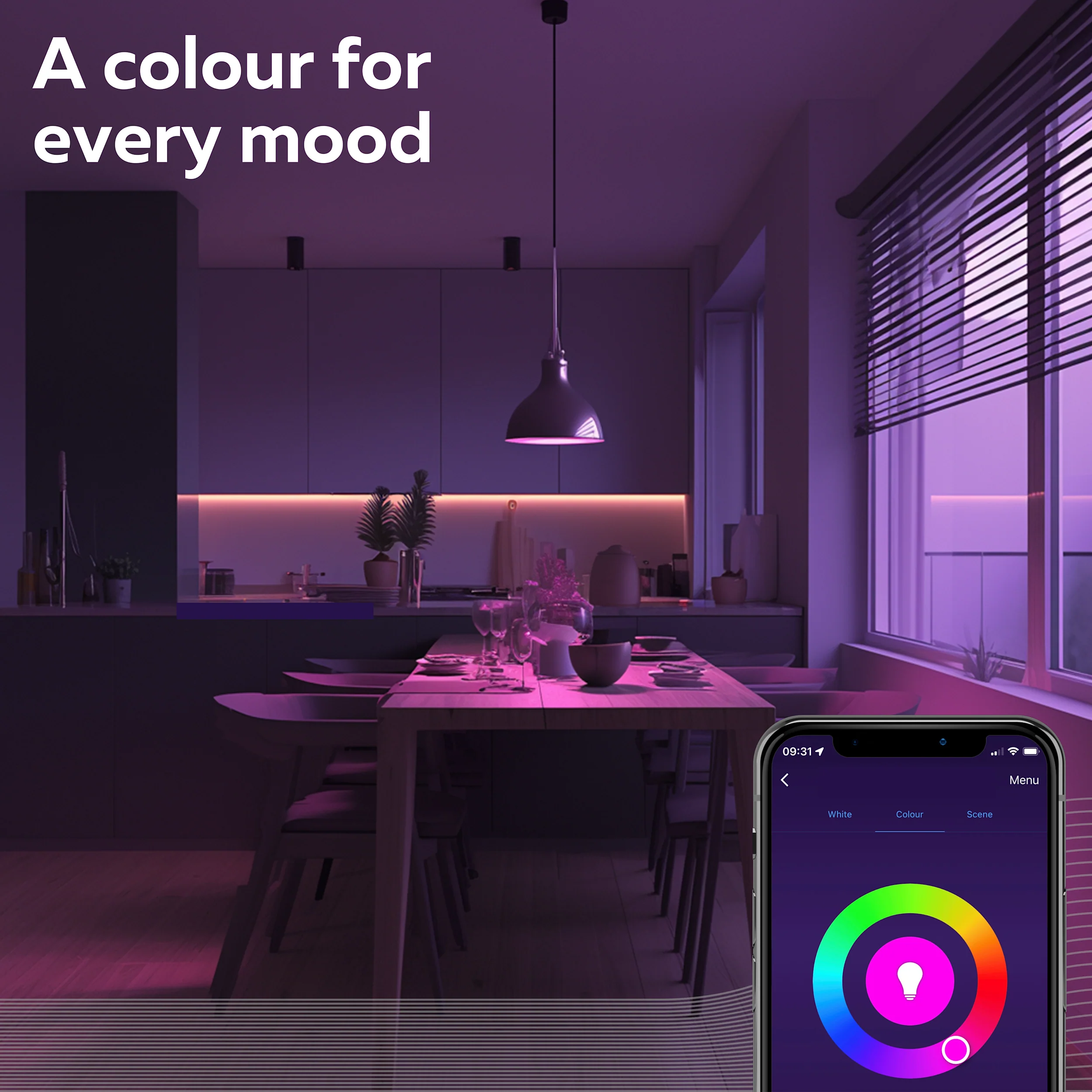 Calex Smart LED Bulb - E14 - RGB + CCT - Image 3