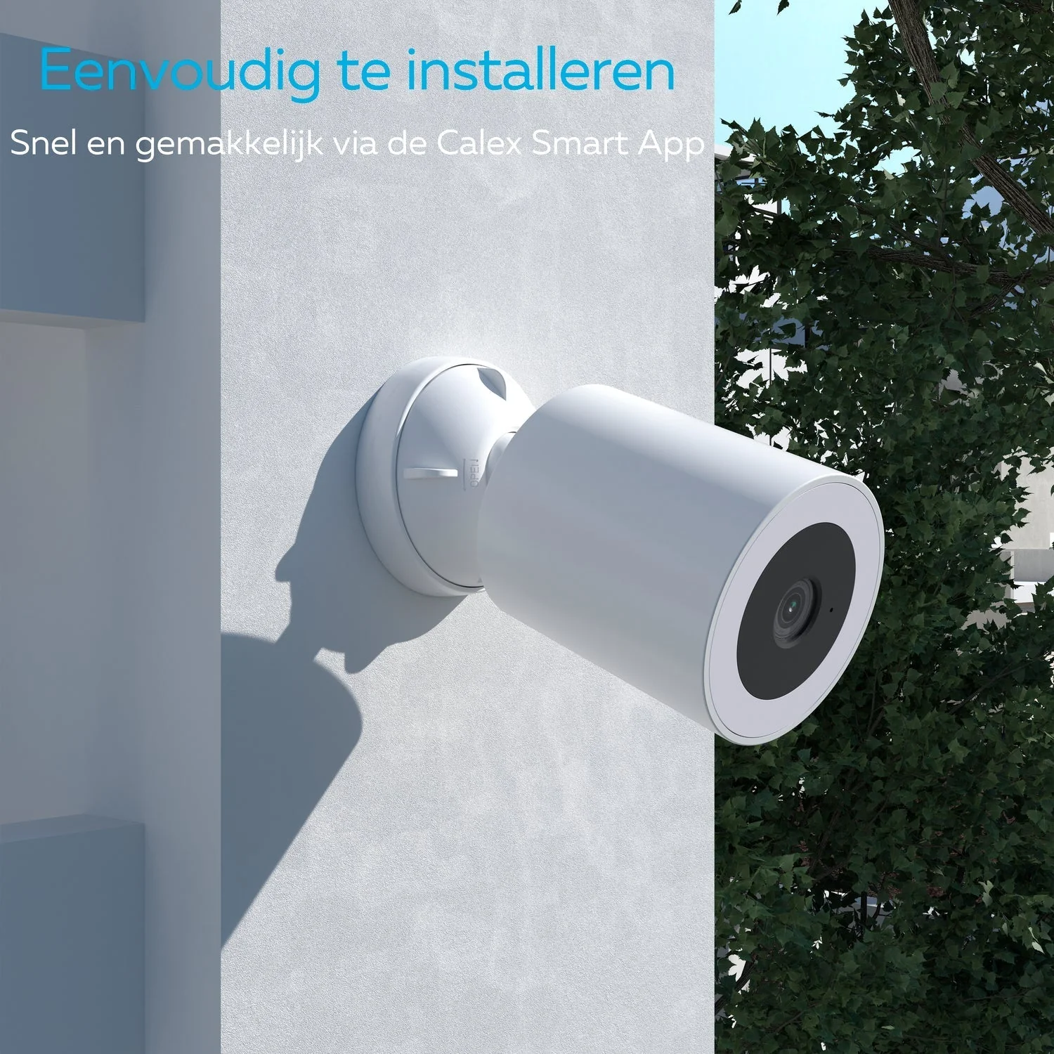 Calex Smart Outdoor Camera - 2K - White - Image 5