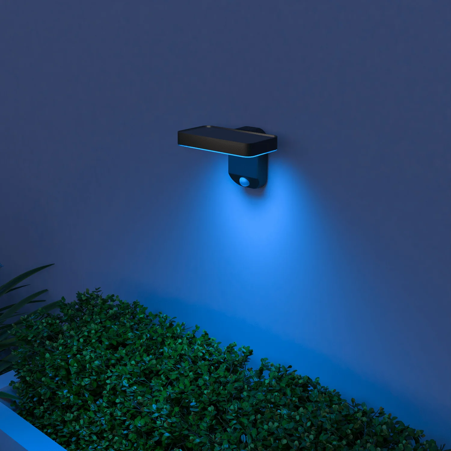 Calex Smart Solar Wall Light - RGB + CCT - Black - Image 4