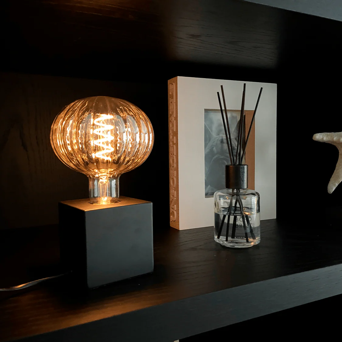 Calex Table Lamp Square - E27 - Black - Image 5